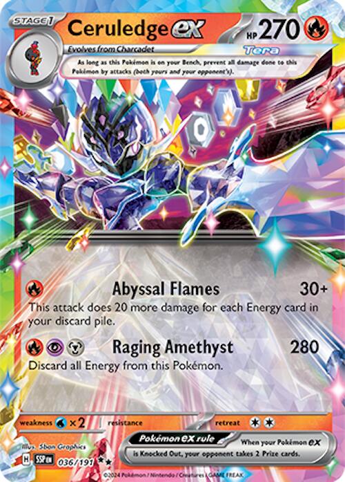 Pokemon: Ceruledge ex card image