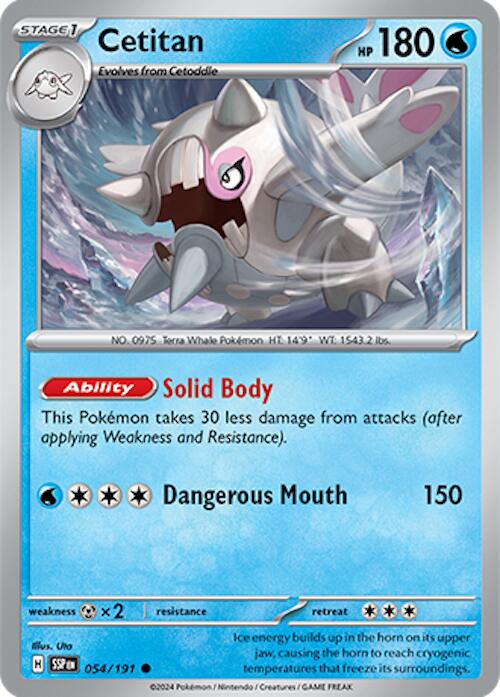 Pokemon: Cetitan - 054/191 card image