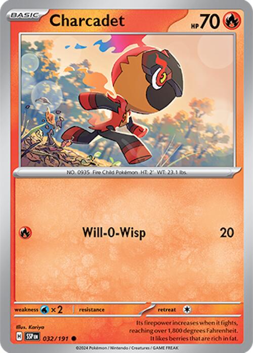 Pokemon: Charcadet - 032/191 card image