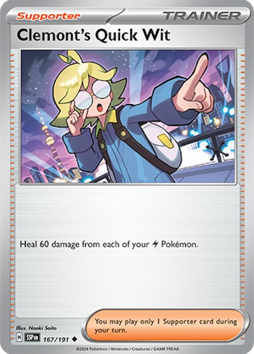 Pokemon: Clemont's Quick Wit - 167/191 card image