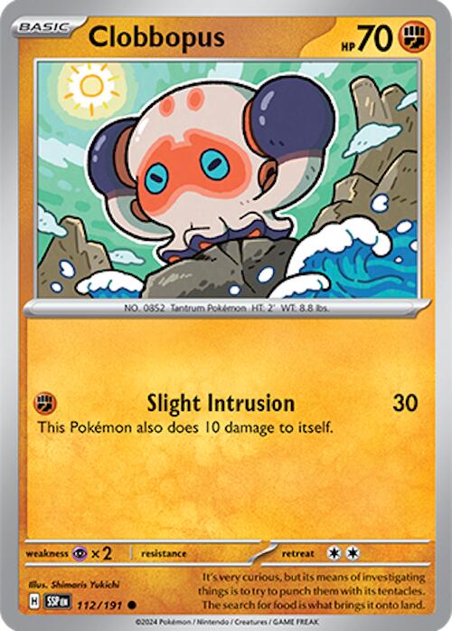 Pokemon: Clobbopus - 112/191 card image