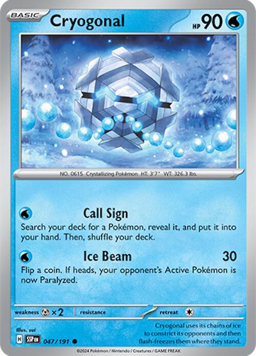 Pokemon: Cryogonal card image