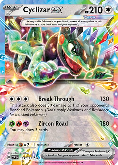 Pokemon: Cyclizar ex - 159/191 card image