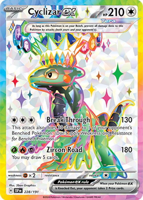 Pokemon: Cyclizar ex - 228/191 card image