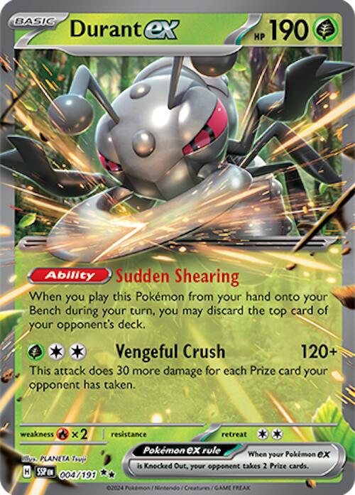 Pokemon: Durant ex - 004/191 card image