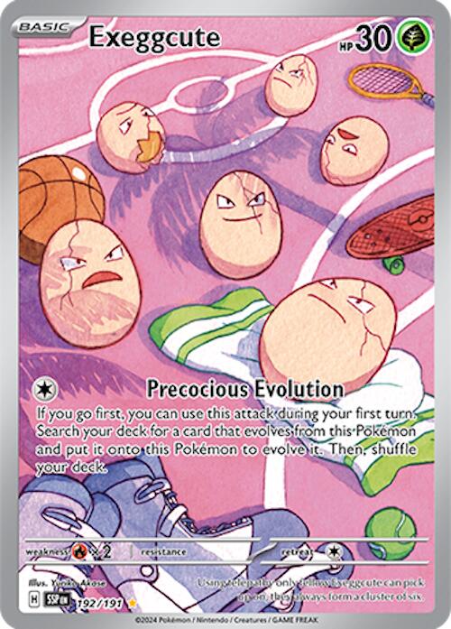 Pokemon: Exeggcute - 192/191 card image