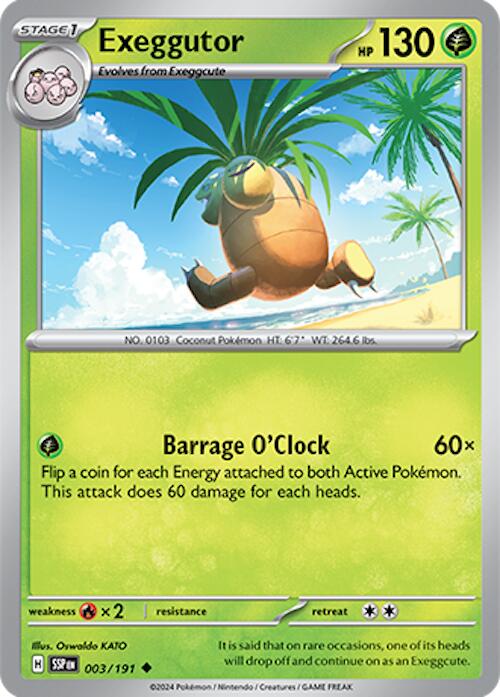 Pokemon: Exeggutor card image