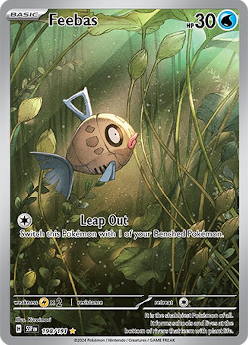 Pokemon: Feebas - 198/191 card image