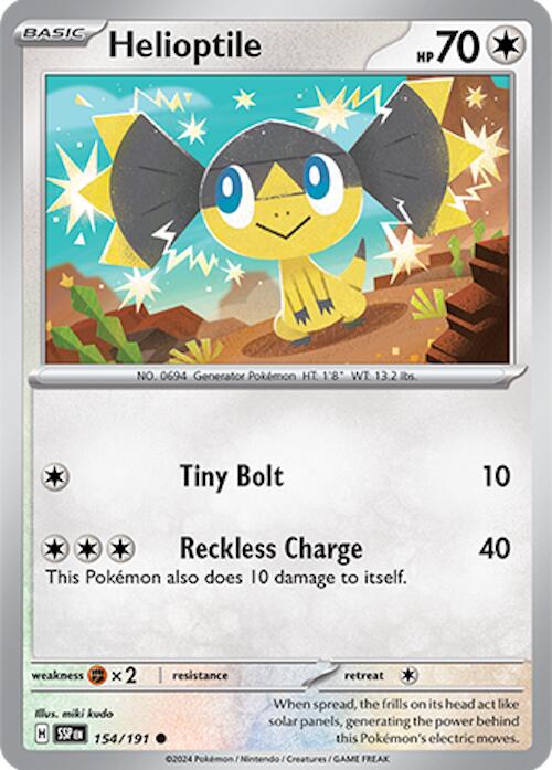 Pokemon: Helioptile card image