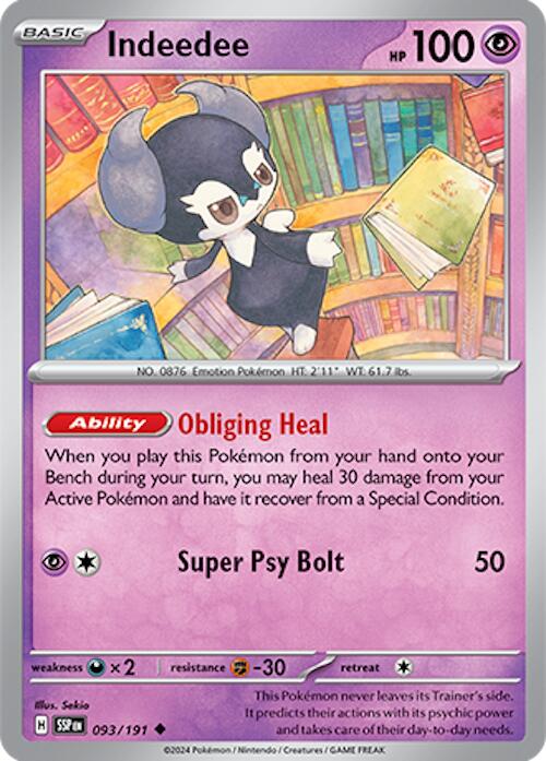 Pokemon: Indeedee card image