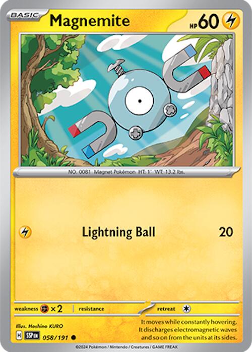 Pokemon: Magnemite card image