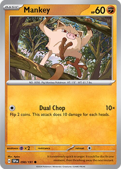 Pokemon: Mankey card image