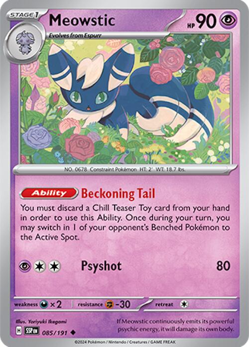 Pokemon: Meowstic card image