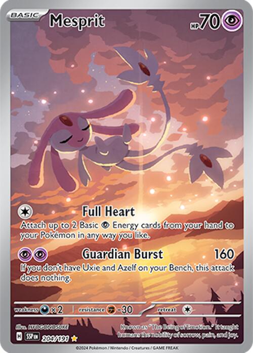 Pokemon: Mesprit - 204/191 card image