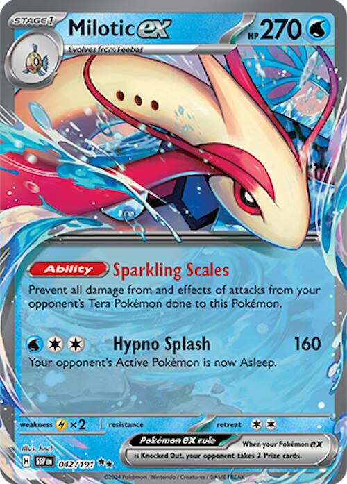 Pokemon: Milotic ex - 042/191 card image