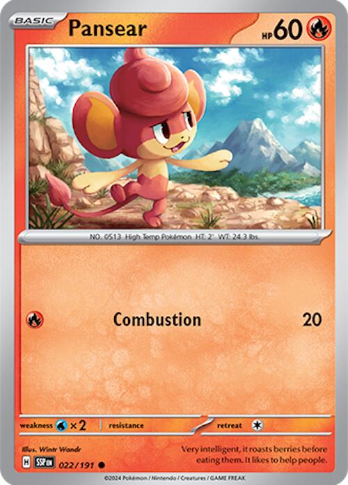 Pokemon: Pansear card image