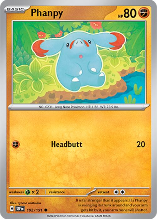 Pokemon: Phanpy - 102/191 card image