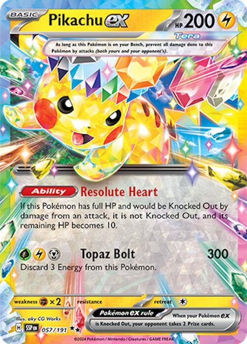 Pokemon: Pikachu ex - 057/191 card image