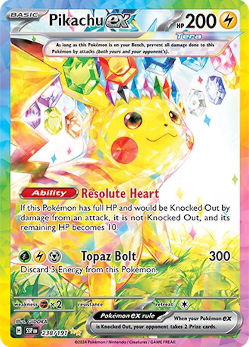 Pokemon: Pikachu ex - 238/191 card image