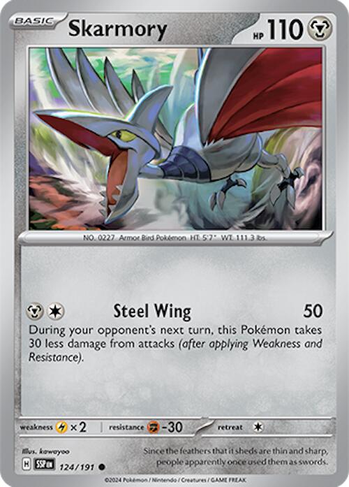 Pokemon: Skarmory - 124/191 card image