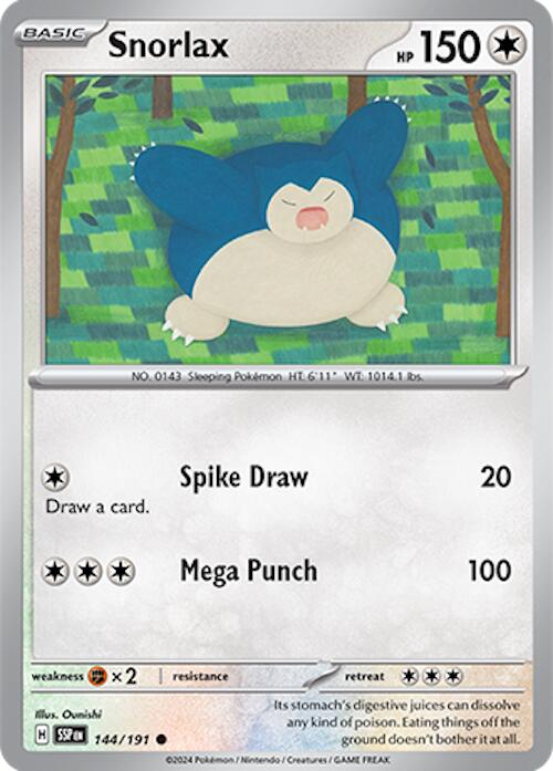 Pokemon: Snorlax card image