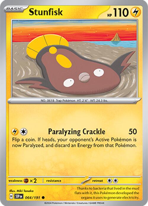 Pokemon: Stunfisk - 064/191 card image