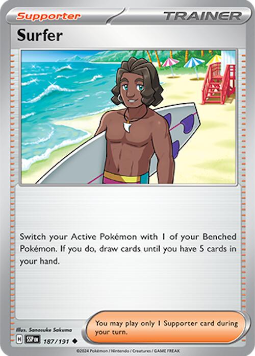 Pokemon: Surfer - 187/191 card image