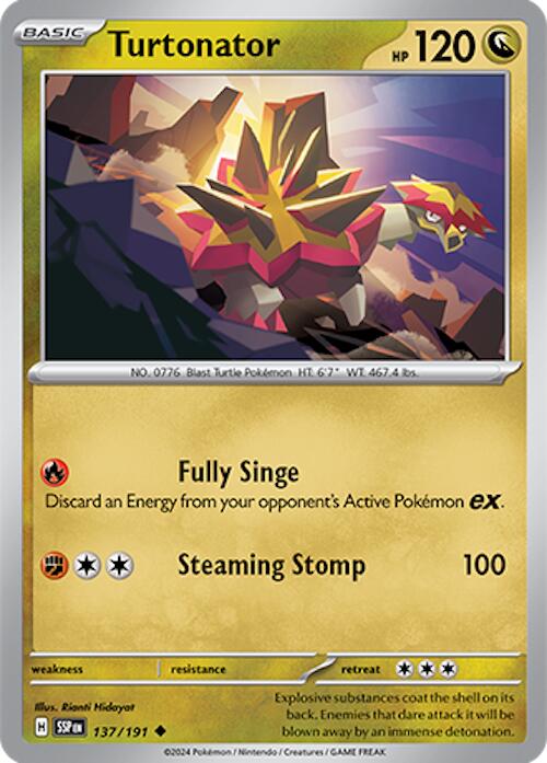 Pokemon: Turtonator card image