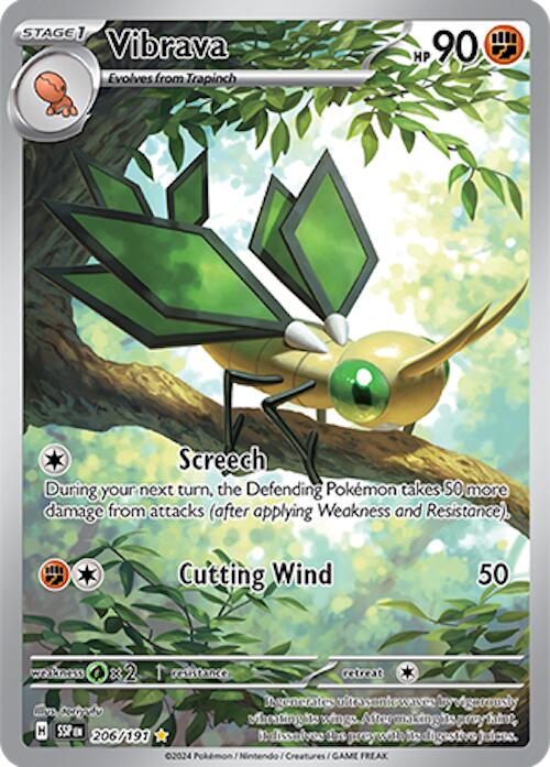 Pokemon: Vibrava - 206/191 card image