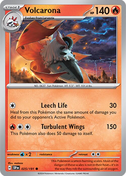 Pokemon: Volcarona card image