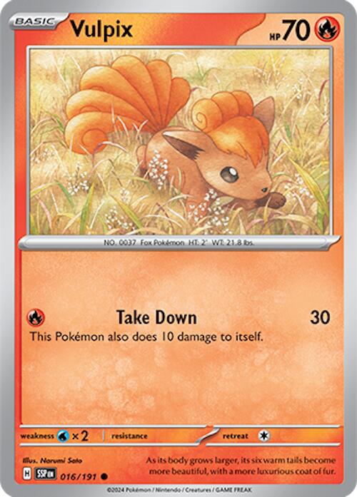 Pokemon: Vulpix card image