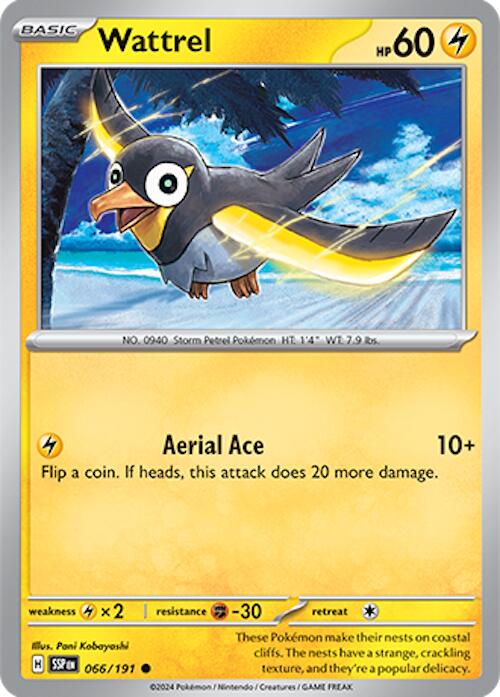 Pokemon: Wattrel card image