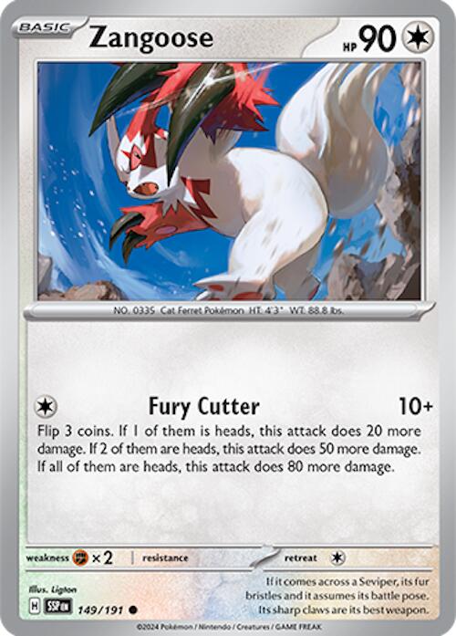 Pokemon: Zangoose card image