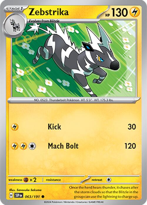 Pokemon: Zebstrika card image