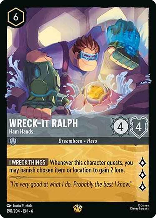 Disney Lorcana: Wreck-It Ralph - Ham Hands card image