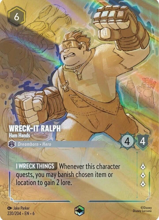 Disney Lorcana: Wreck-It Ralph - Ham Hands (Enchanted) card image