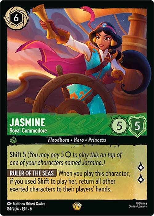 Disney Lorcana: Jasmine - Royal Commodore card image