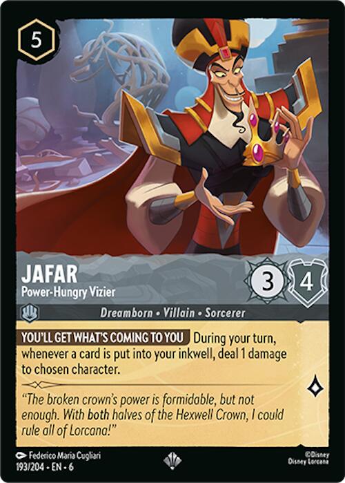 Disney Lorcana: Jafar - Power-Hungry Vizier card image