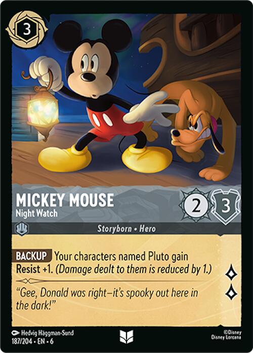 Disney Lorcana: Mickey Mouse - Night Watch card image