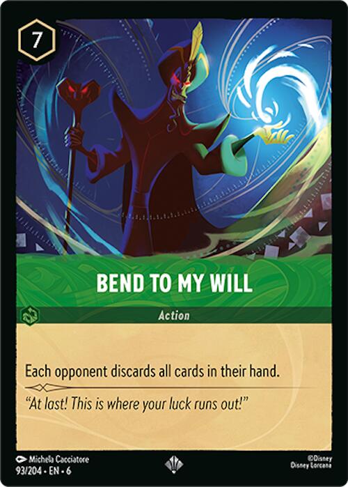 Disney Lorcana: Bend to My Will card image