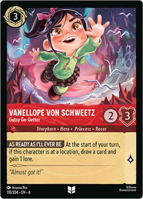 Disney Lorcana: Vanellope von Schweetz - Gutsy Go-Getter card image