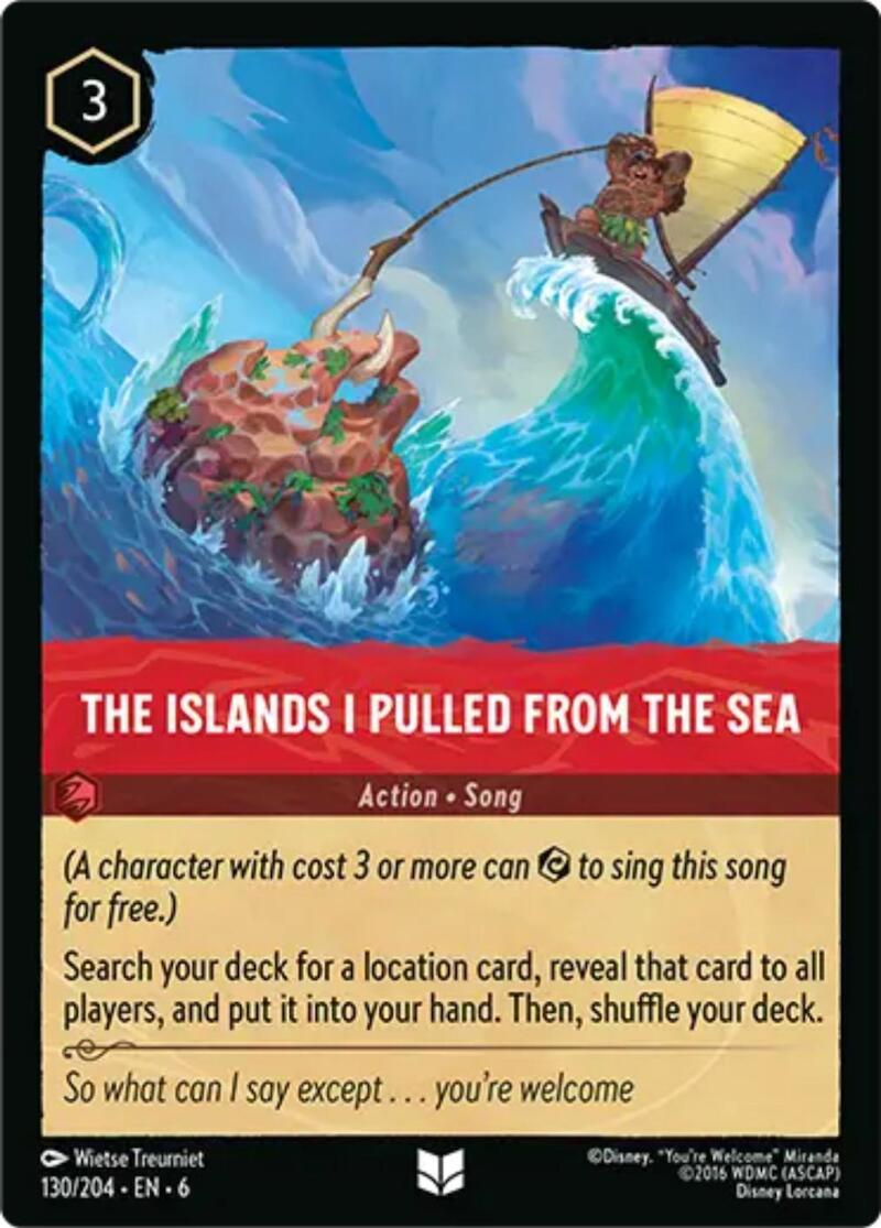 Disney Lorcana: The Islands I Pulled From The Sea card image