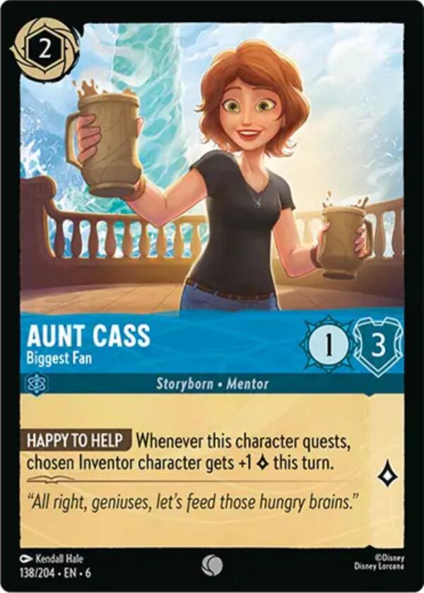 Disney Lorcana: Aunt Cass - Biggest Fan card image