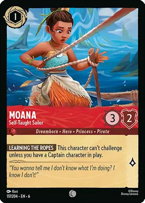 Disney Lorcana: Moana - Self-Taught Sailor card image