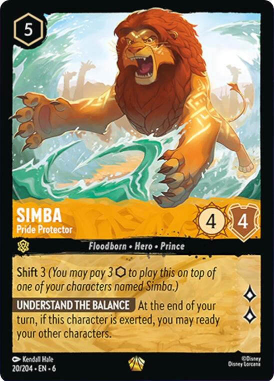 Disney Lorcana: Simba - Pride Protector card image