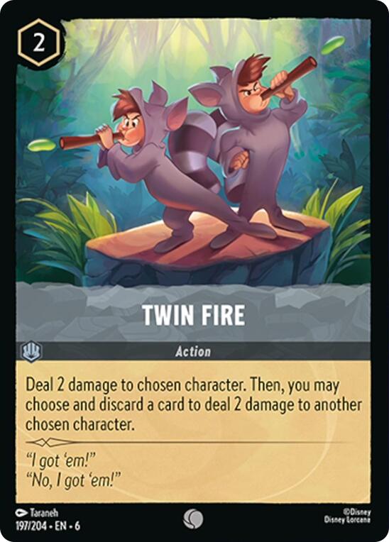 Disney Lorcana: Twin Fire card image