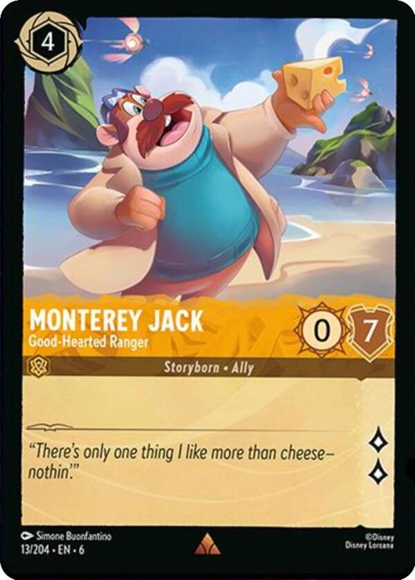 Disney Lorcana: Monterey Jack - Good-Hearted Ranger card image