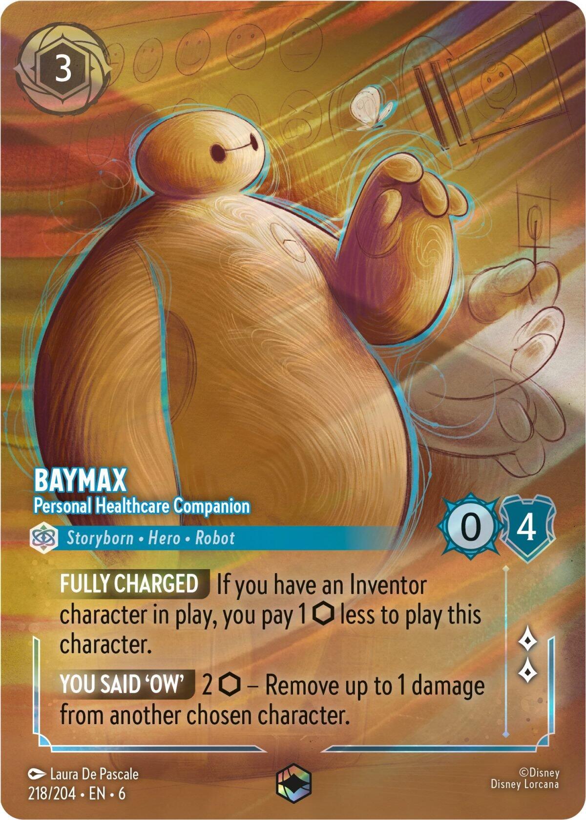 Disney Lorcana: Baymax - Personal Healthcare Companion (Enchanted) card image