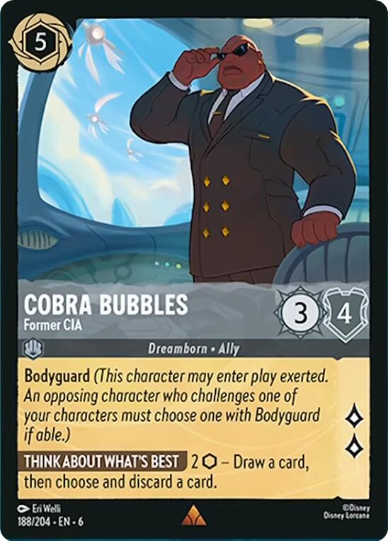 Disney Lorcana: Cobra Bubbles - Former CIA card image