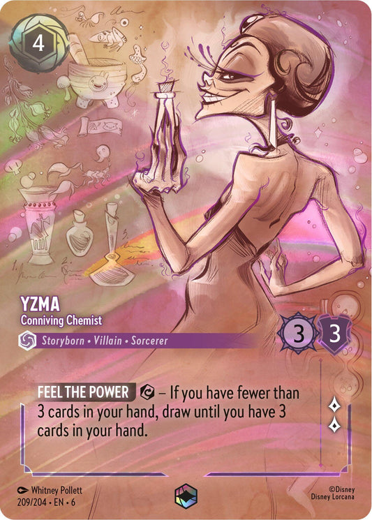 Disney Lorcana: Yzma - Conniving Chemist (Enchanted) card image